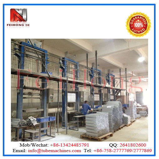 Many MGO powder filling machine working at heater factory