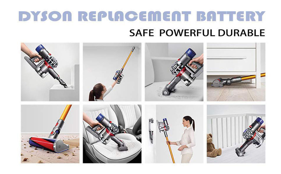 Handheld Cordless Vacuum Cleaner Replacement 21.6V 2000mAh 2200mAh Li-ion Battery for Dyson V6