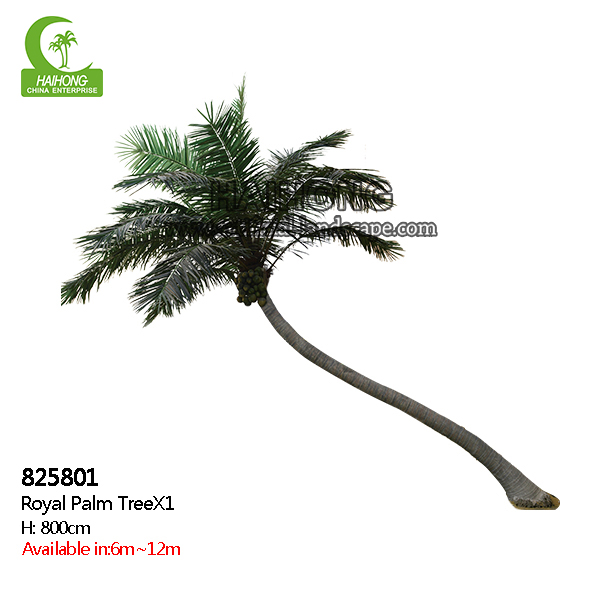 large artificial outdoor trees