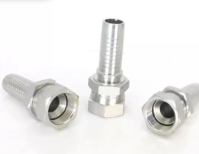 Hydraulic Hose Fitting Crimping One Pieces Fitting Stainless Jic Thread Fitting
