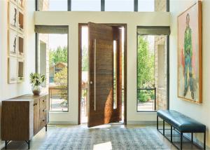 Modern Residential Solid Wood Interior Doors Waterproof