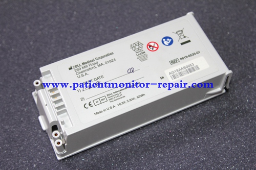 ZOLL R series defibrillator battery REF 8019-0535-01 parameter specification:10.8V 5.8Ah 63Wh
