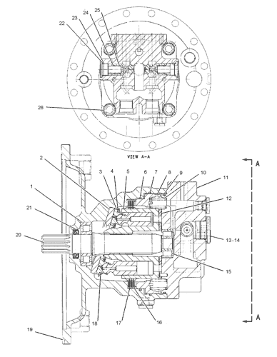 1915542 MOTOR GP-SWING Parts scheme