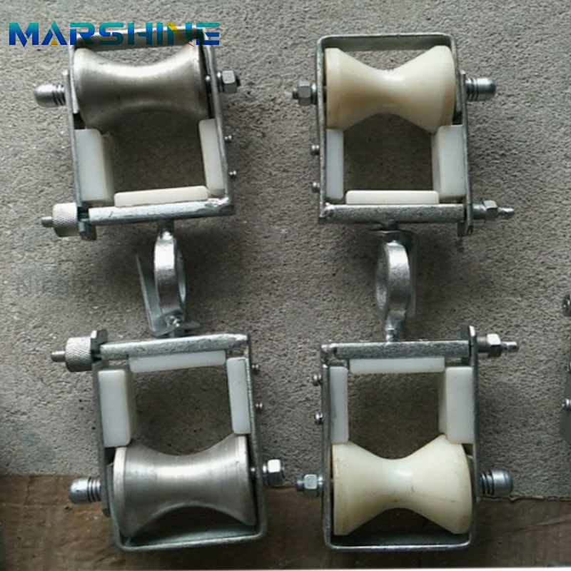 Double Pulley Fiber Optical Cable Replacement Stringing Cradle Blocks
