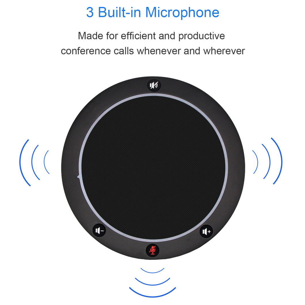 Bluetooth Conference Speakerphone Omnidirectional Speakerphone