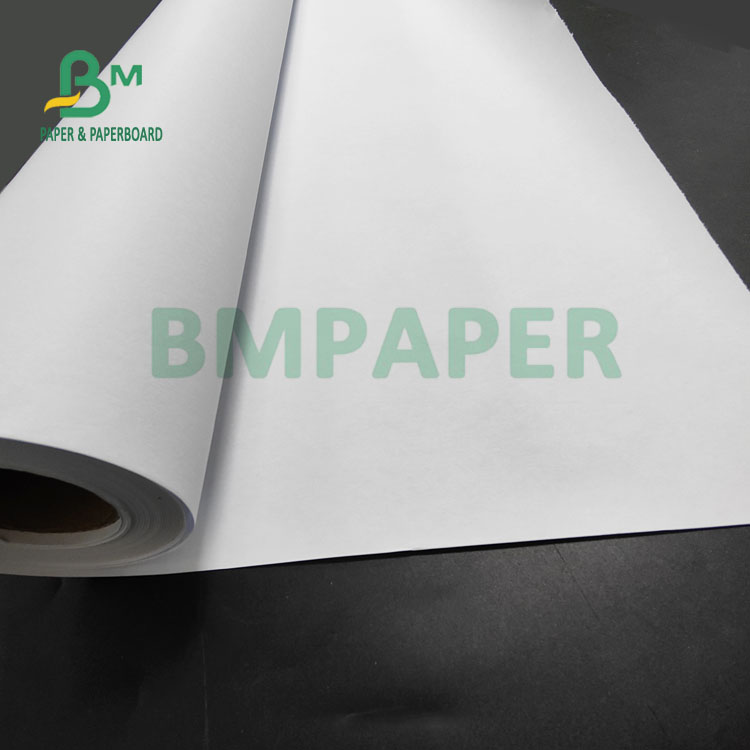 80gr White Bond Paper Roll For Wide - Format Inkjet Plotter 61cm 84cm x 50m