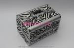 Silver Aluminium Beauty Case / Durable Metal Makeup Box For Tool Packing