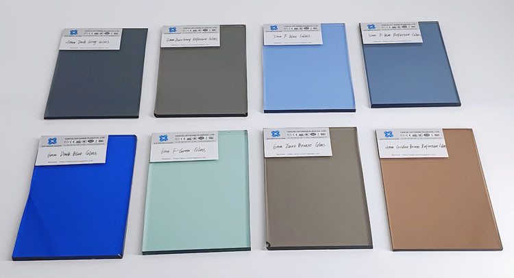 Photo of tinted float glass