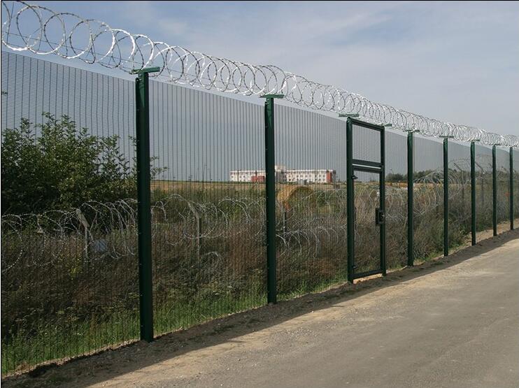 China supplier anti-climb allumen perimeter 358 Mesh fence ( High security fencing )