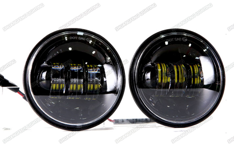 4.5 Inch Led motorcycle Headlight 30W DC10-30V Motor Led Headlamp LED Auxiliary Fog Passing Light 30W For Harley