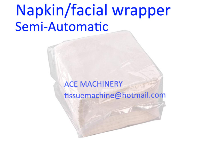 semi automatic napkin packing machine