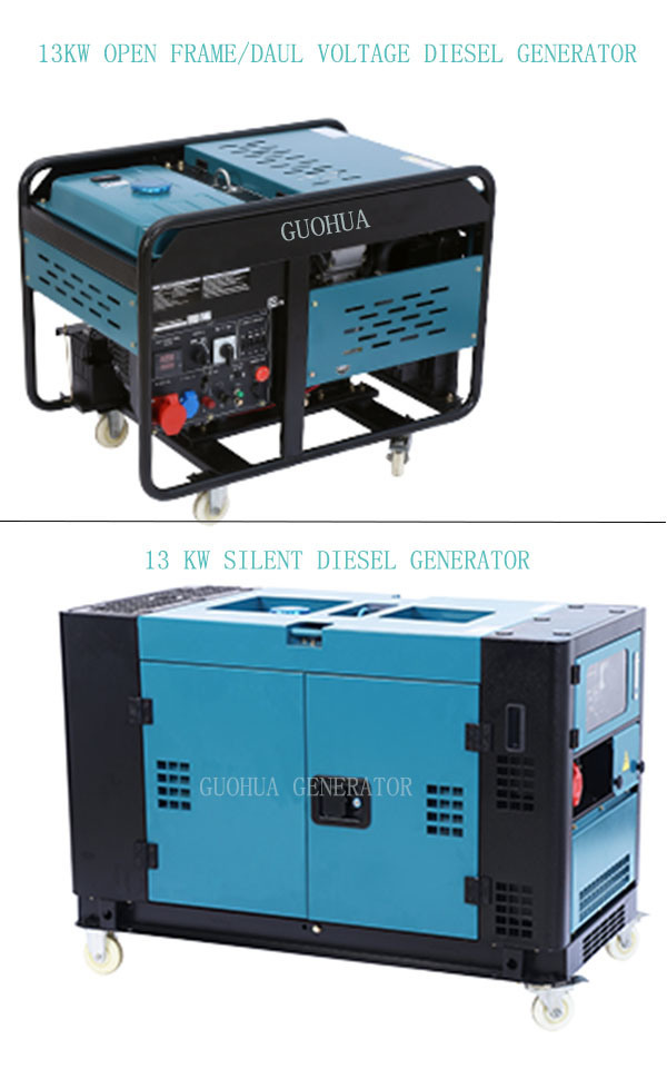 12kw/13kw/15kw/20kw Small Silent Diesel Generator for Home