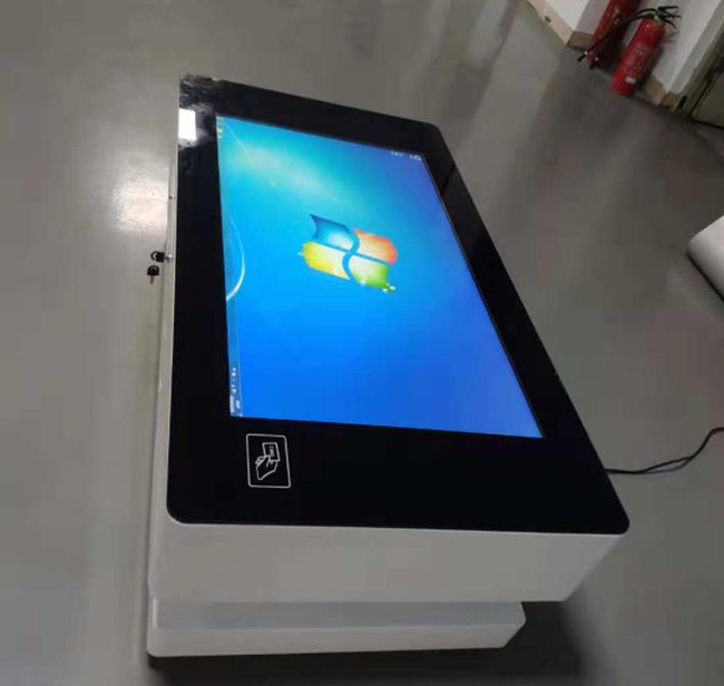 Customized 55 Inch Smart Tea Touch Coffee Game LCD Table Player Kiosk Interactive Multitouch With Windows Pc /Android