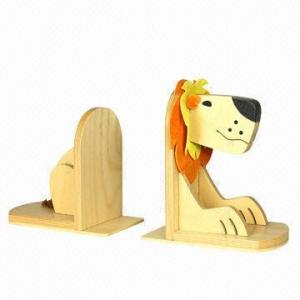China Wooden Bookends, Made of High Quality Beechwood  on sale 