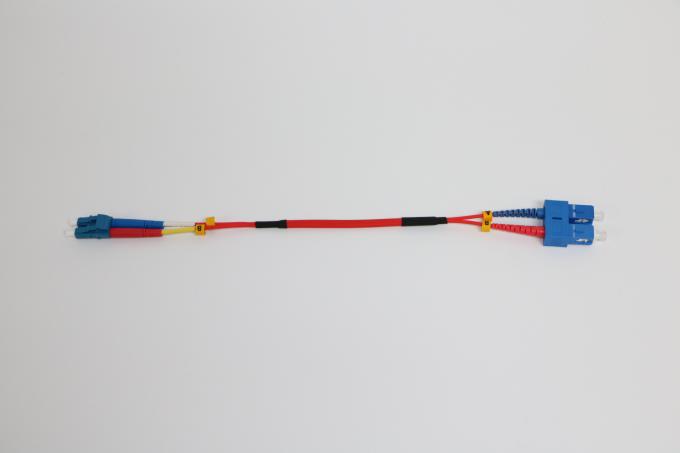 LC-SC Single Mode1.6mm, 2.0mm, 3.0mm Duplex Fiber Optic Patch Cord 3