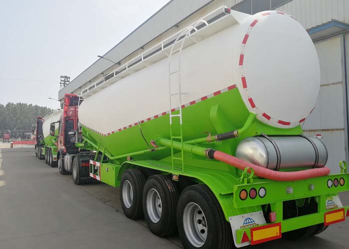 Cement Tanker Trailer For Sale V Type With Engine