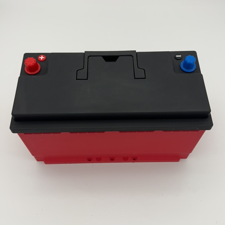 Black/Red Lightweight Maintenance-Free Car Starting Battery High Performance Lithium Iron Phosphate Battery 12V28ah Rechargeable