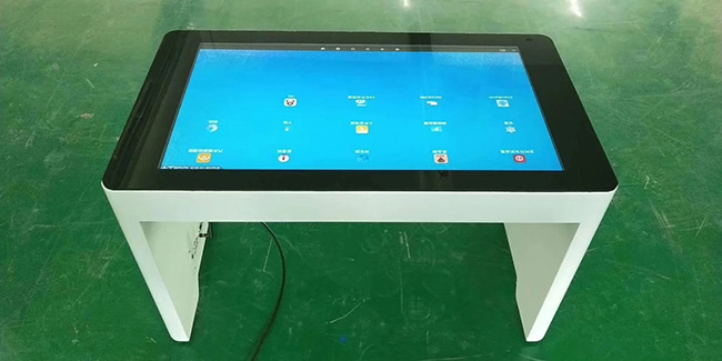 32 Inch Indoor Interactive Smart Touch Screen Coffee Table For Entertainment Industrial PC