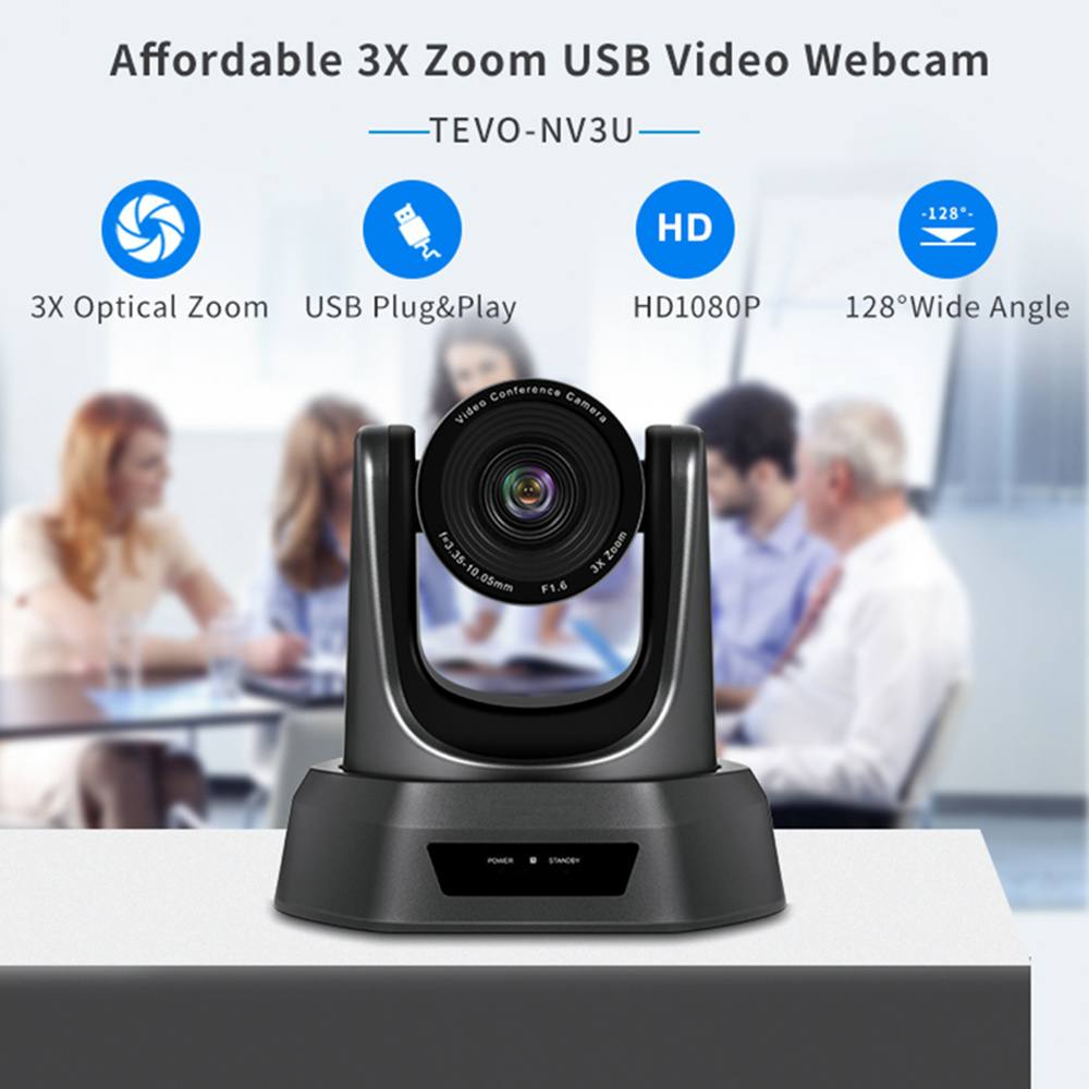 USB Output Full HD 1920X1080 Video Camera for Teleconferencing