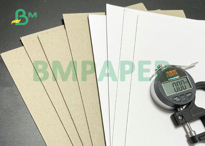 1.5mm 2mm High Thickness Coated Duplex Paper Board White Top Gray Back