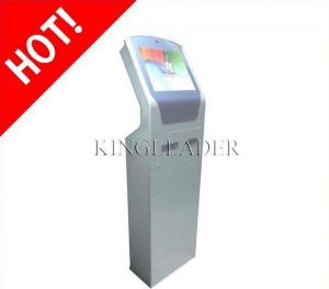 China Freestanding Ticket Vending Self Service Information Kiosk With Camera , Printer on sale 