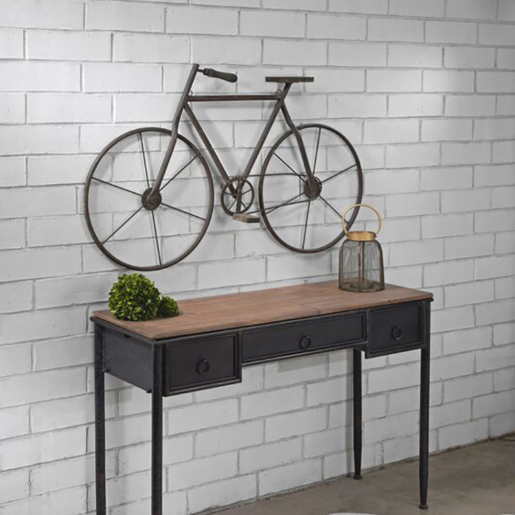 New Arrival Home Hanging Metal Art Bicycle Wall Decor Lightweight And Elegant Home Decoration