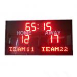 Red Color LED Football Scoreboard With Electronice and Programed Team Name