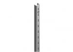 Finish Galvanized Silver Metal Shelving Accessories Single Slotted For Wall Upright Shelf