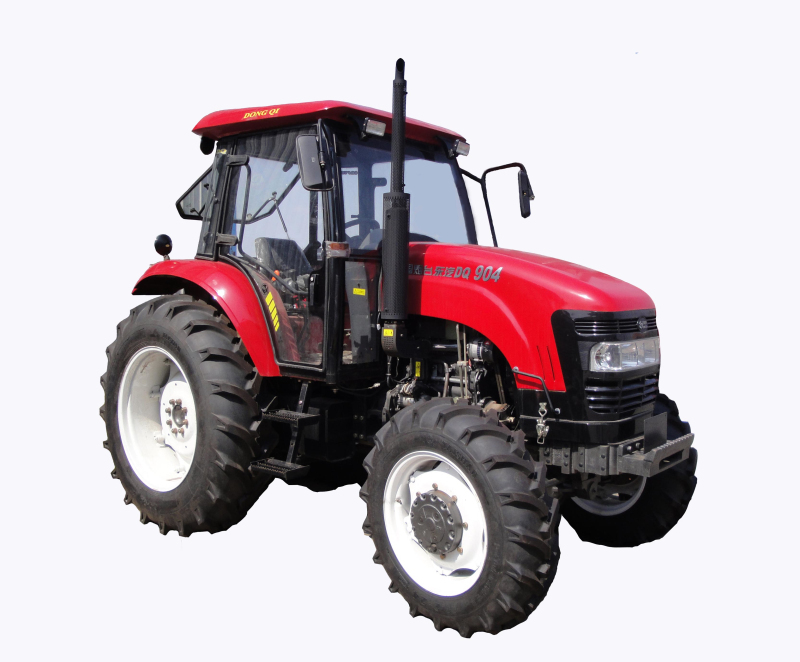 4WD 90HP agricultural tractors with implements cheap farm tractor