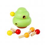 Early Childhood Development Nut Tree Disassembly Screw Wooden Toy ISO9001