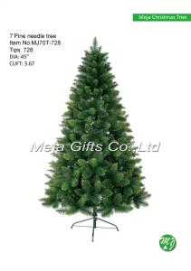 China 7FT Pine needle Christmas tree on sale 