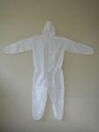 Foladable Disposable Full Body Suit , Flame Resistant Non Woven Isolation Gown