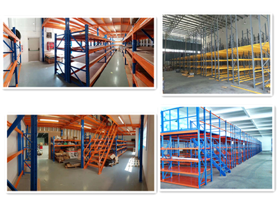2 Layers Work Platforms Industrial Mezzanine Systems Loading 800 KG 