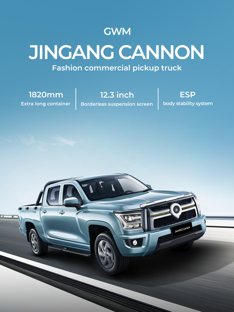  Fast Shipping Great Wall Poer Pickup Jingang Cannon Diesel Pick Up Truck 2.0T Pickup & Suv Wheels Haval In Aruba Bolivia