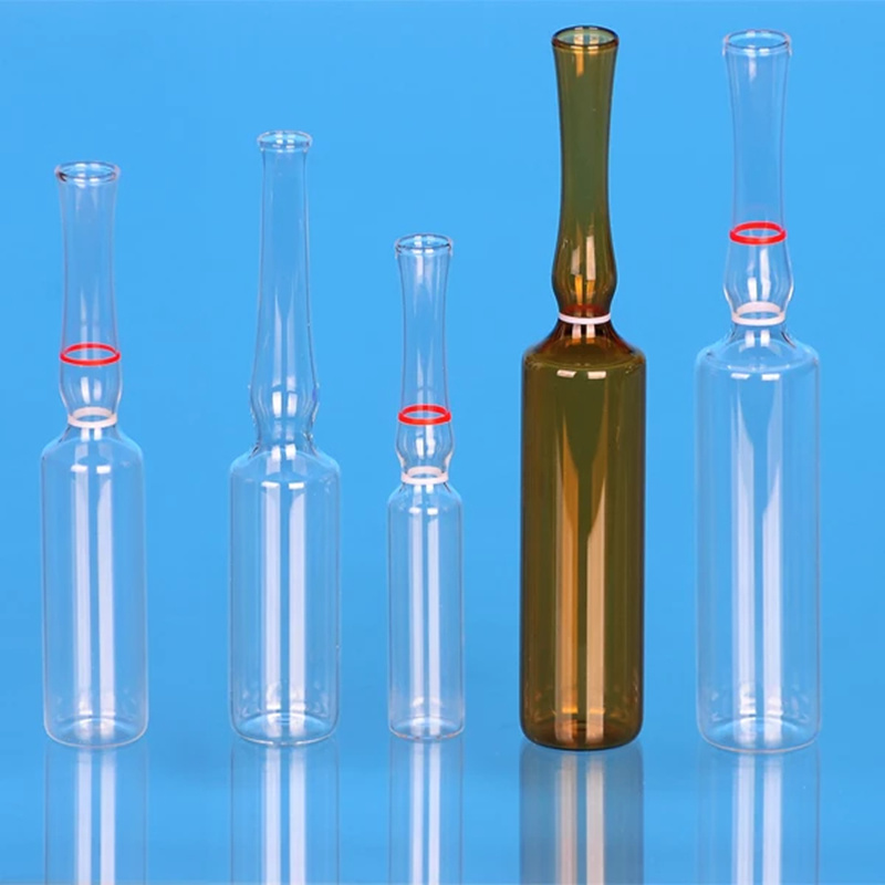 Wholesale Cheap Pharmaceutical 1ml 2ml 5ml 10ml Empty Glass Ampoule ISO Standard for Injection Medicine Glass Ampoule Package