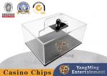 Brand New Customized Transparent Portable 400-Yard Poker Chip Box With Lock