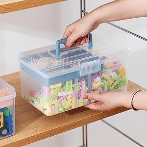 Portable Lego Storage Box or Tidy Up Box
