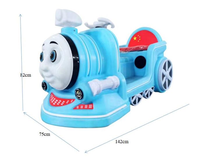 Hansel battery operated kids amusement train kiddie ride electric for sale