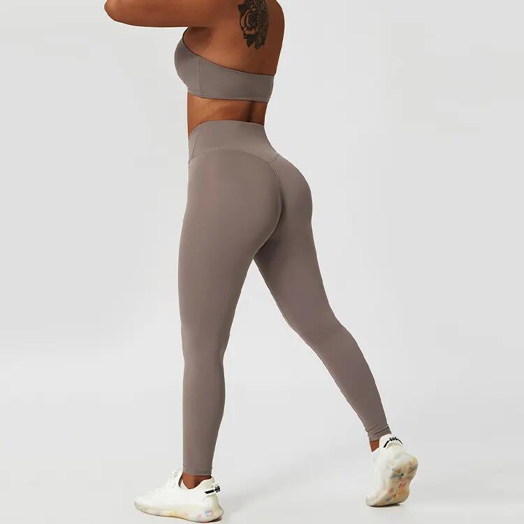 Breathable Scrunch Sports Bra Leggings Sets Workout Fitness Wear Yoga Sets for Women