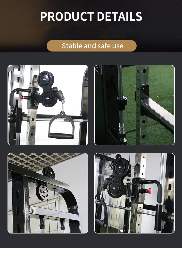 High Quality Commercial Bodybuilding Gym Multi Functional Smith Machine