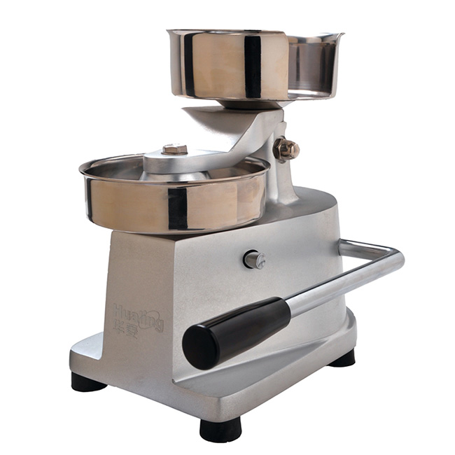 Manual Burger Forming Machine Polished Finish Stainless Steel Material
