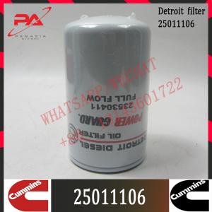 China 23518667 23530411 Detroit Diesel Generator Set Oil Filter 25011106 on sale 