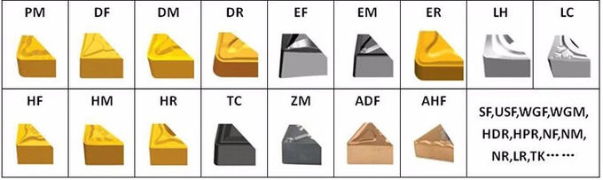 Wear Resistance Tungsten Carbide Inserts Golden / Black Color 100% Virgin Raw Material