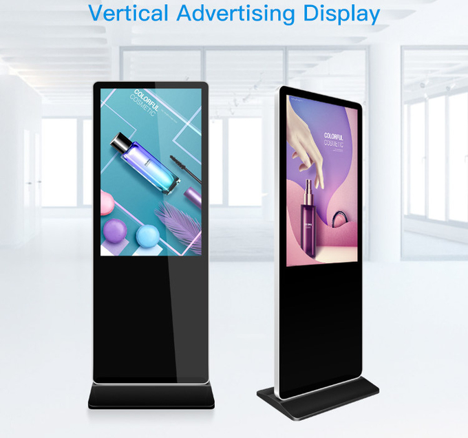 43 49 55 inch LCD advertising displays high brightness digital screen outdoor floor stand signage 3