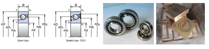 CNC machine tool spindle 25TAC62B TAB 7000 series brand names Precision all types of Angular Contact Ball Bearing
