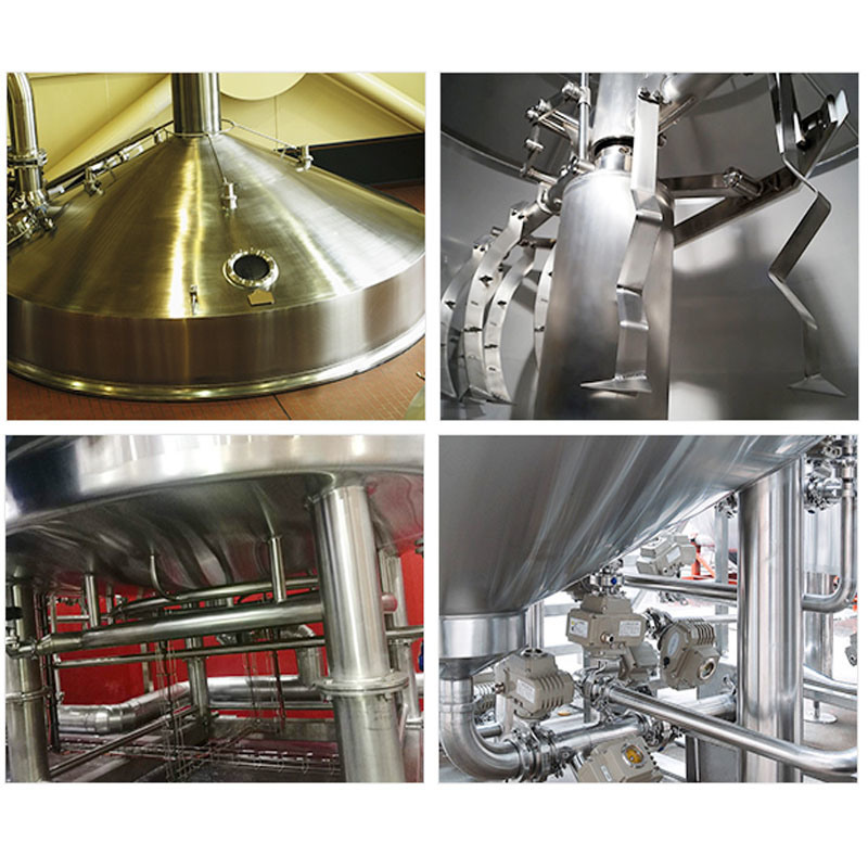 Beer Processing Brewing Beer Machine 200L 300L 500L for Wheat, Malt, Barley, Grain Craft Beer