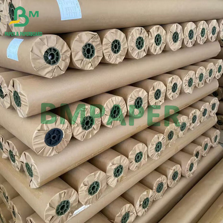 42gsm 45gsm Greyish White Plotter Paper Roll For Clothes 62" 65" 67" 72" 75" Uncoted Paper Samll Reel