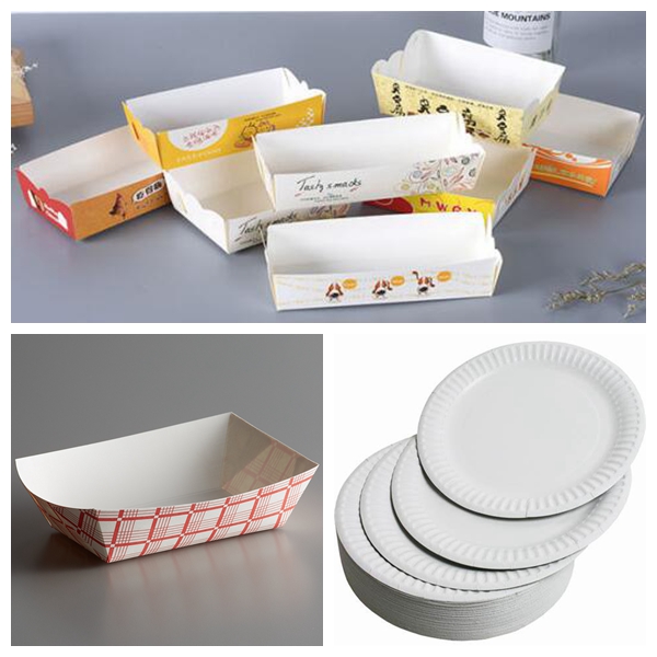 white food tray paper