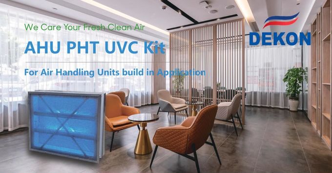 PHT UVC Kit for AHU with UV lamp 254nm, UV air disinfection and sterilization for air handling units to fight with covid