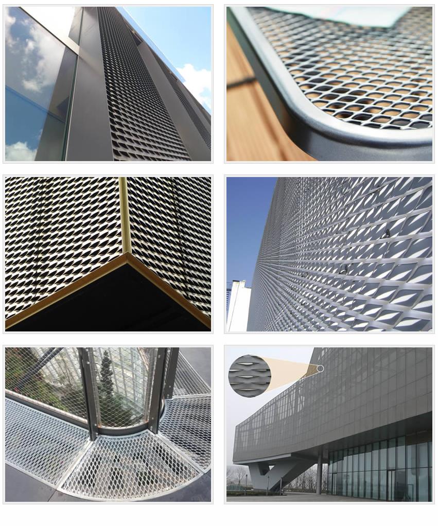 Applications of expanded metal mesh